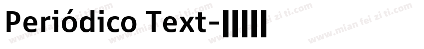 Periódico Text字体转换